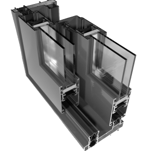 Раздвижная система на профиле СИАЛ (холодная)