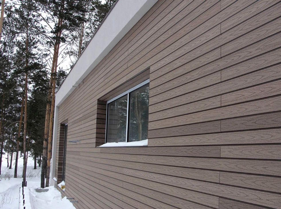 Отделка фасада ДПК: разбираемся, стоит ли выбирать древесно-полимерный композит