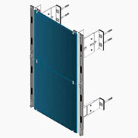 Подсистема НВФ из керамогранитных плит. facade.ru