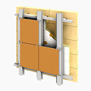 Подсистема НВФ из керамогранита. facade.ru