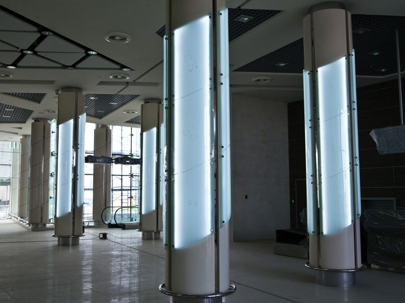 Фасадная система для облицовки колонн 2. facade.ru