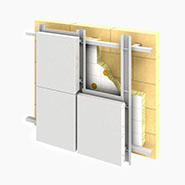 Подсистема НВФ из композита. facade.ru