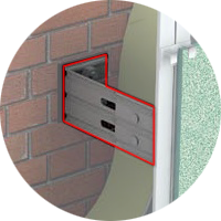 Установка кронштейнов. facade.ru