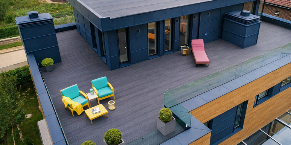 Эксплуатируемая плоская кровля: устройство, материалы и технология монтажа