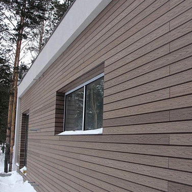 Отделка фасада ДПК: разбираемся, стоит ли выбирать древесно-полимерный композит