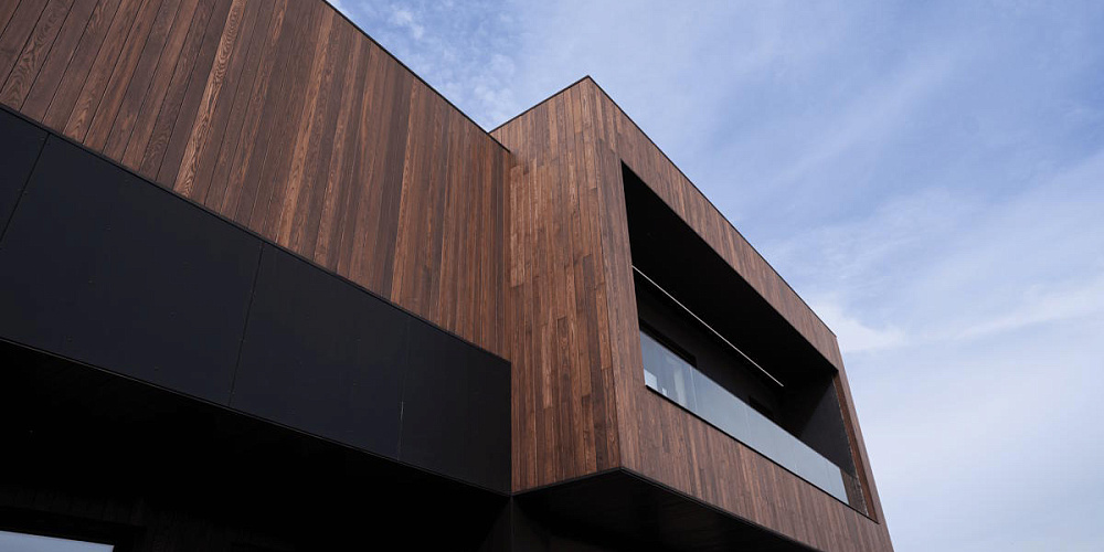 Фасад из термоясеня: долговечная альтернатива обычной древесине